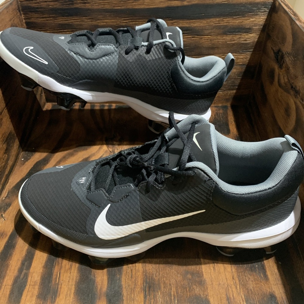 Nike Force Trout 9 Pro MCS Men's size 12 Black Baseball shoes‎ cleats FB2908 001